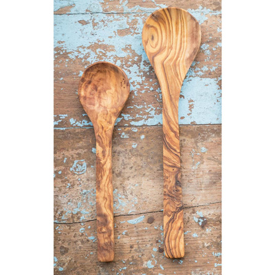 Produktfoto zu Olivenholzlöffel rund 21cm