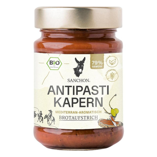 Produktfoto zu Brotaufstrich Antipasti Kapern 190g