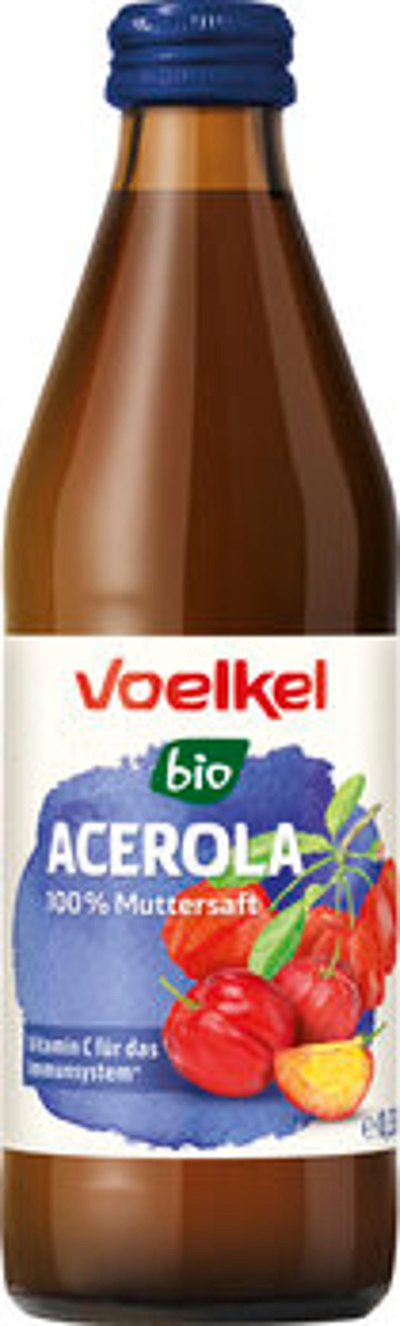 Produktfoto zu Acerola pur - Muttersaft, 0,33l
