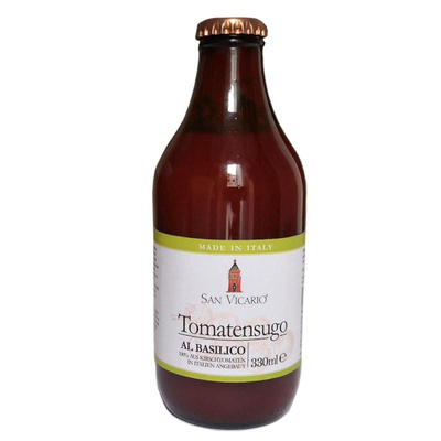 Produktfoto zu Tomatensugo Basilico aus Kirschtomaten 330ml