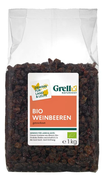 Produktfoto zu Weinbeeren geölt ungeschwefelt 1kg
