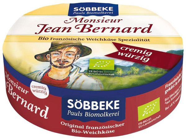 Produktfoto zu Weichkäse 'Monsieur Jean Bernard', cremig würzig 200g