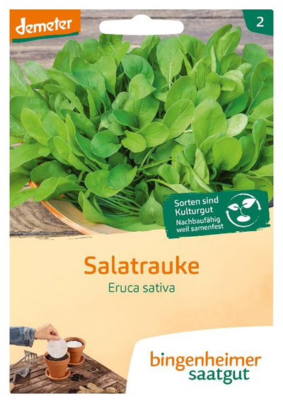 Produktfoto zu Saatgut Salatrauke Saatscheiben
