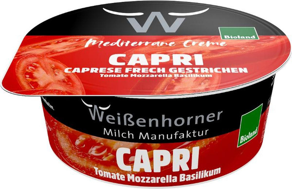 Produktfoto zu Mediterrane Creme Capri Caprese Frech 125g