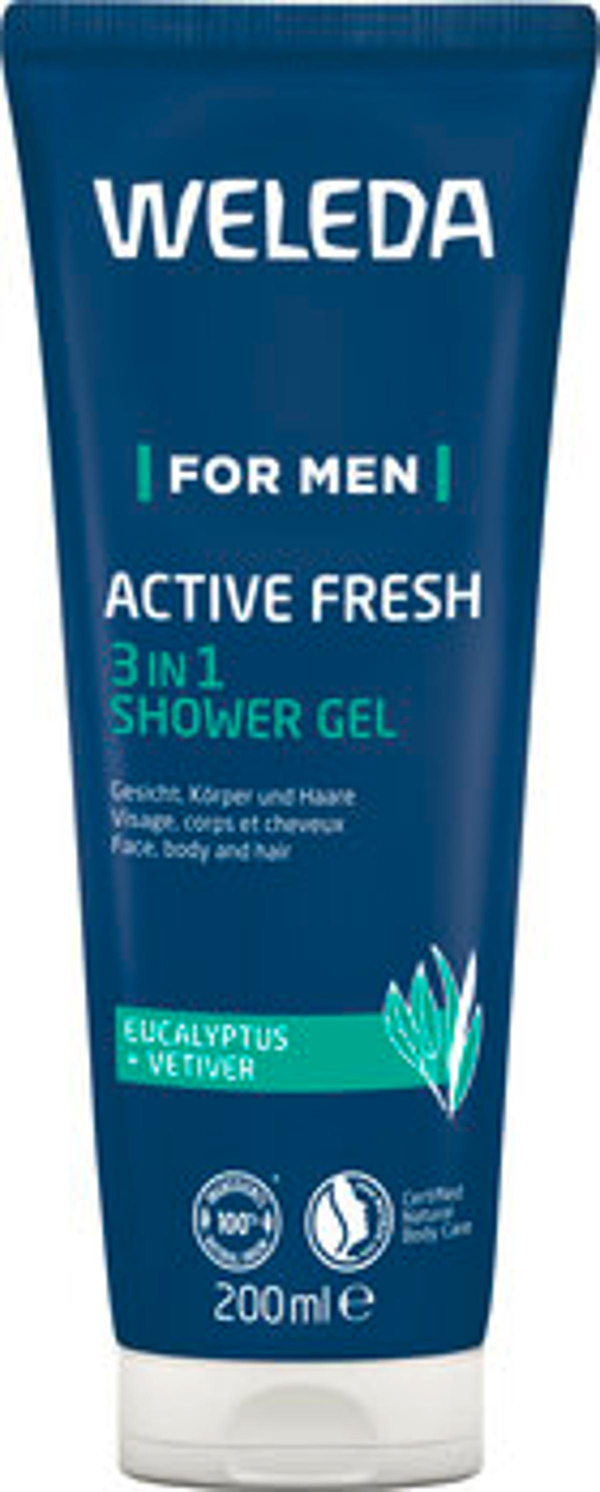 Produktfoto zu For Men Active Fresh 3in1 Shower Gel 200 ml