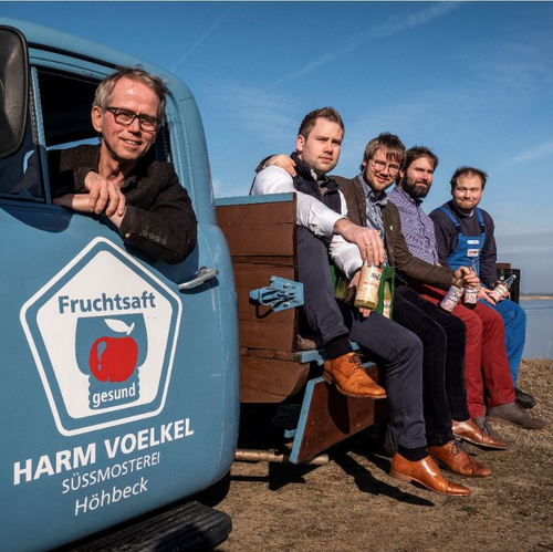 Voelkel Saftmobil mit Familie Voelkel