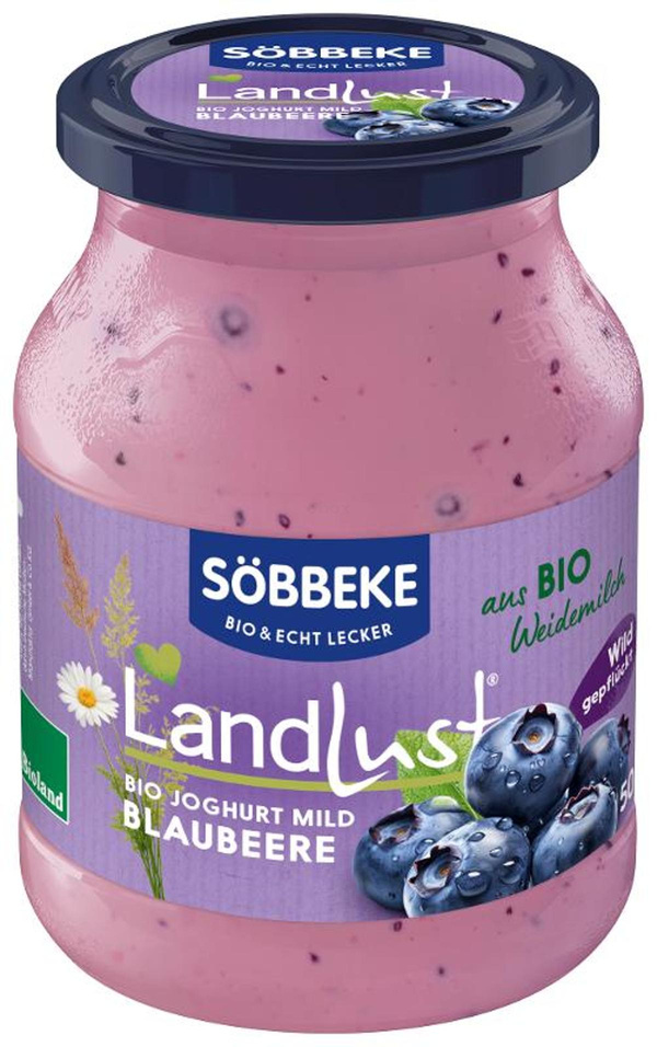 Produktfoto zu Joghurt Pur Blaubeere 3,8%, 500g