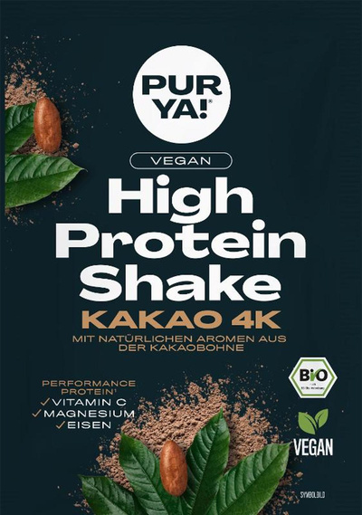 Produktfoto zu High Protein Shake, Kakao 4K, Pulver (Sachet) 30g