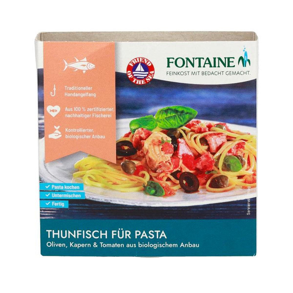 Produktfoto zu Thunfisch für Pasta mit Oliven, Kapern, Tomate 200g
