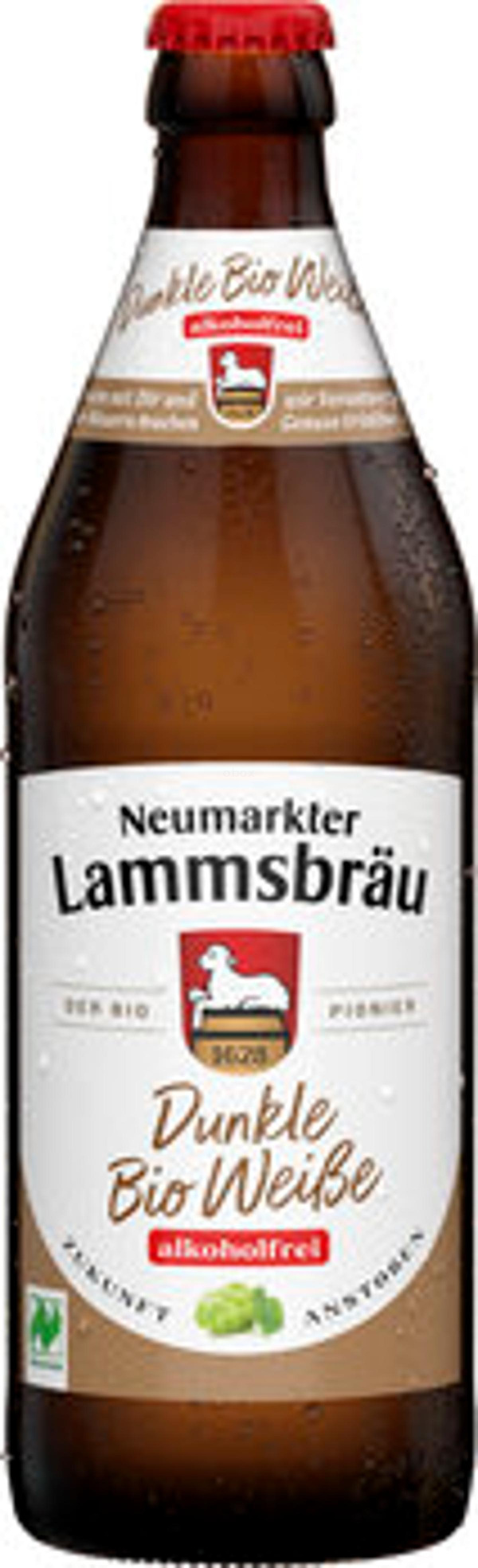 Produktfoto zu Lammsbräu Dunkle Weiße -alkoholfrei- 0,5l