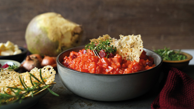 Rezeptbild für Herbstliches  Rüben-Risotto