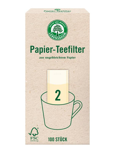 Produktfoto zu Papier Teefilter Gr 2 100st
