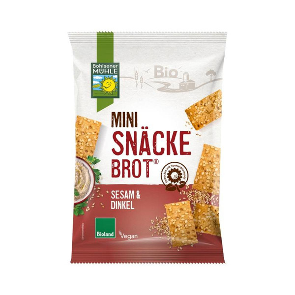Produktfoto zu Mini Snäckebrot Sesam & Dinkel 95g