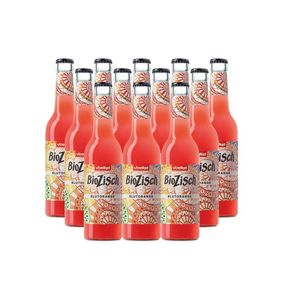 Produktfoto zu BioZisch Blutorange, Kiste 12x 0,33l