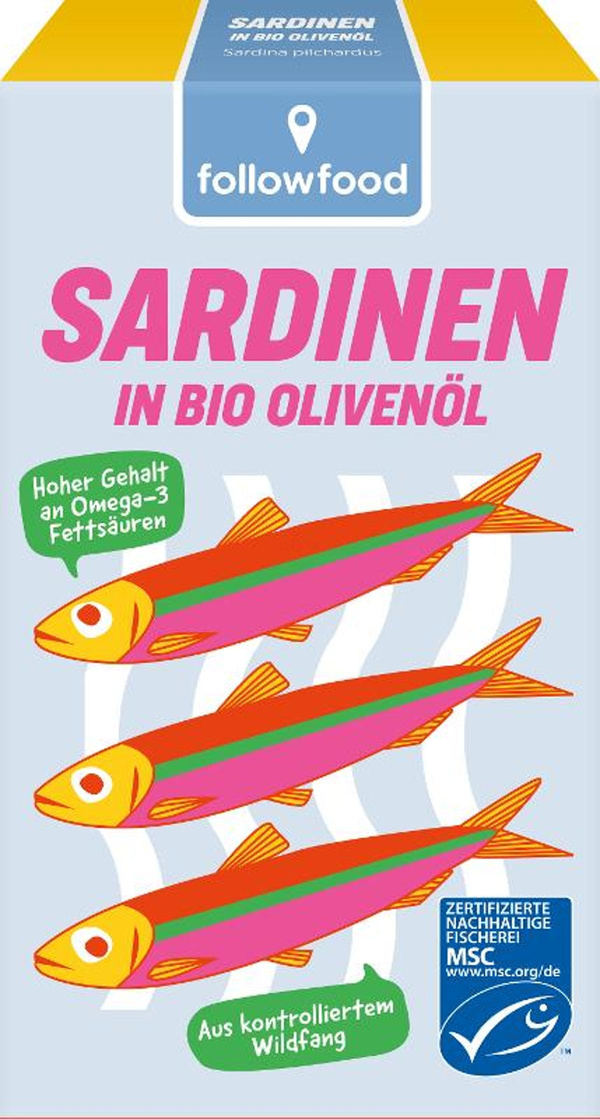 Produktfoto zu Sardinen in Bio Oliven Öl 120g
