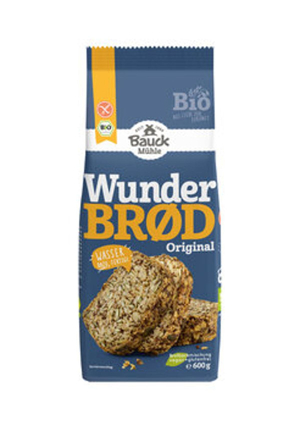 Produktfoto zu Wunderbrot, Backmischung, glutenfrei 600g