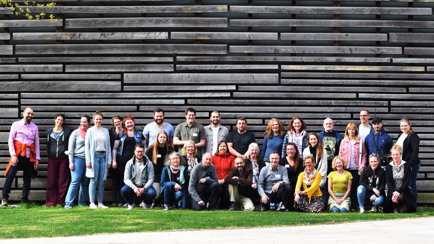 Gruppenfoto Mitarbeitertreffen Ökokiste