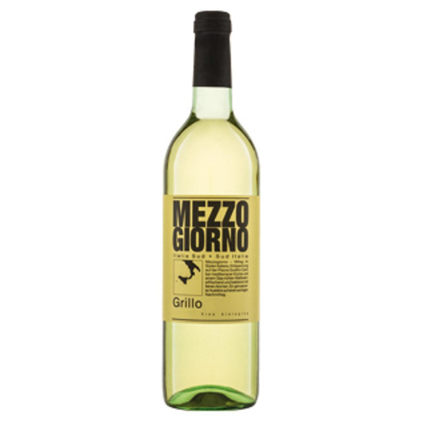 Produktfoto zu 6 x 0,75l MEZZOGIORNO Grillo 2016_17 IGP 2016
