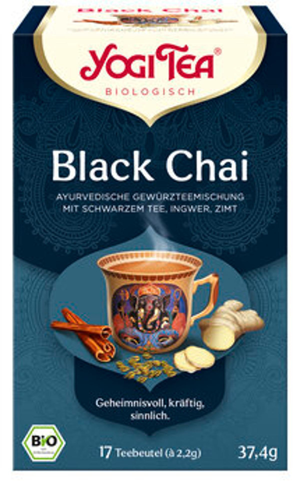 Produktfoto zu YOGI TEA Black Chai (Btl je 2,2 g) 37,4g