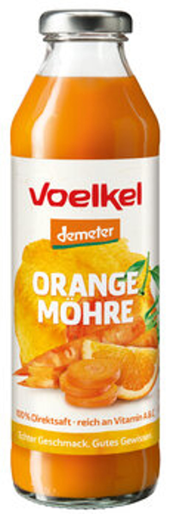 Produktfoto zu Orangen Möhren Saft, 100% Direktsaft 0,5L