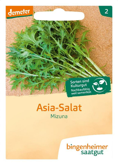 Produktfoto zu Saatgut Asia Salat Mizuna