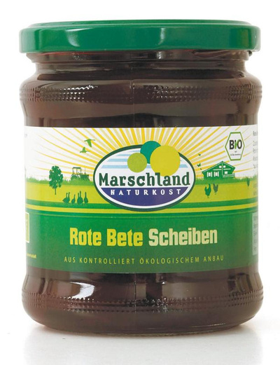 Produktfoto zu Rote Bete Scheiben Glas 370ml