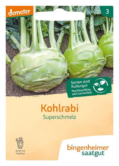 Produktfoto zu Saatgut Kohlrabi Superschmelz