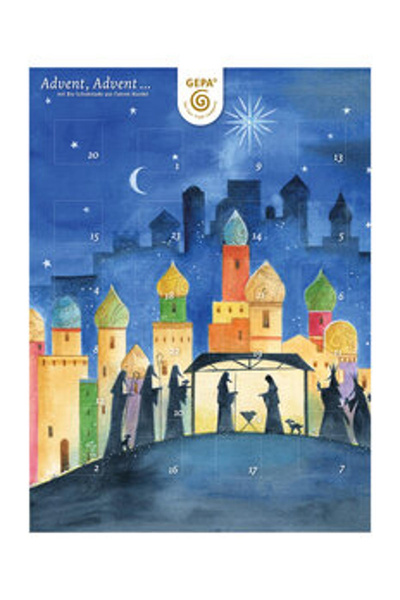 Produktfoto zu Schoko Adventskalender -Fairtrade- 75g