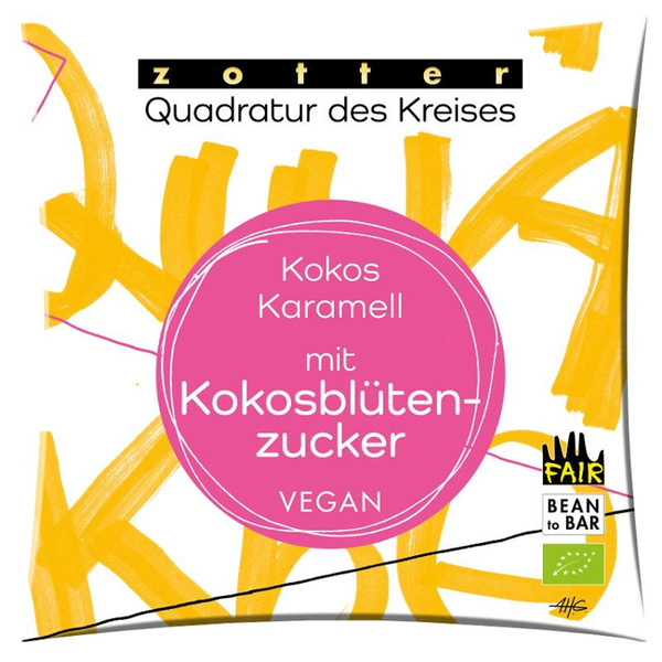 Produktfoto zu Quadratur des Kreises - Kokos Karamell mit Kokosblütenzucker