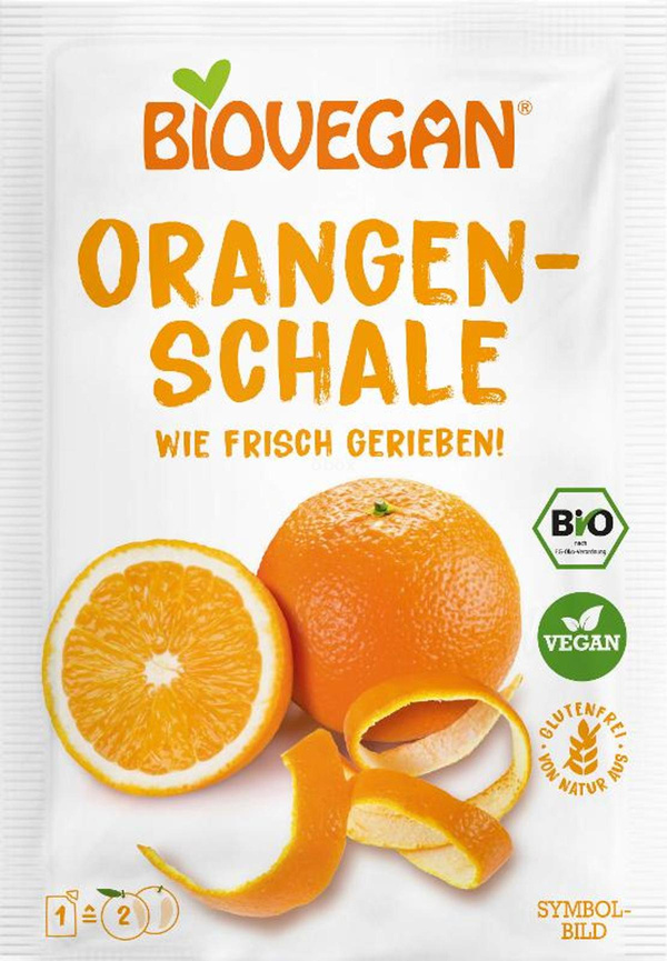 Produktfoto zu Orangenschale gerieben
