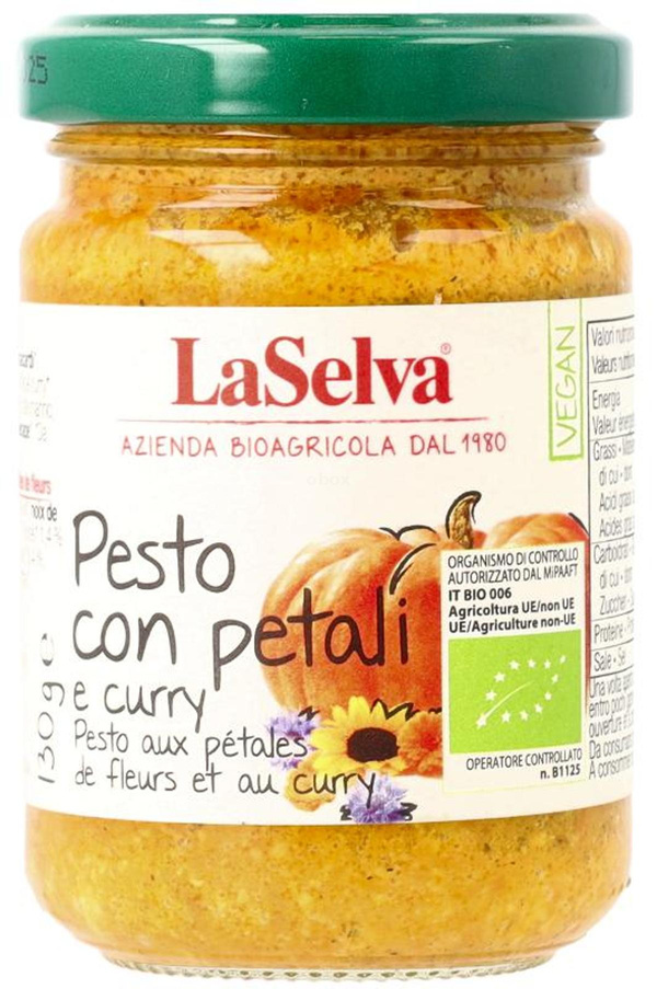 Produktfoto zu Pesto mit Curry und Blüten 130g