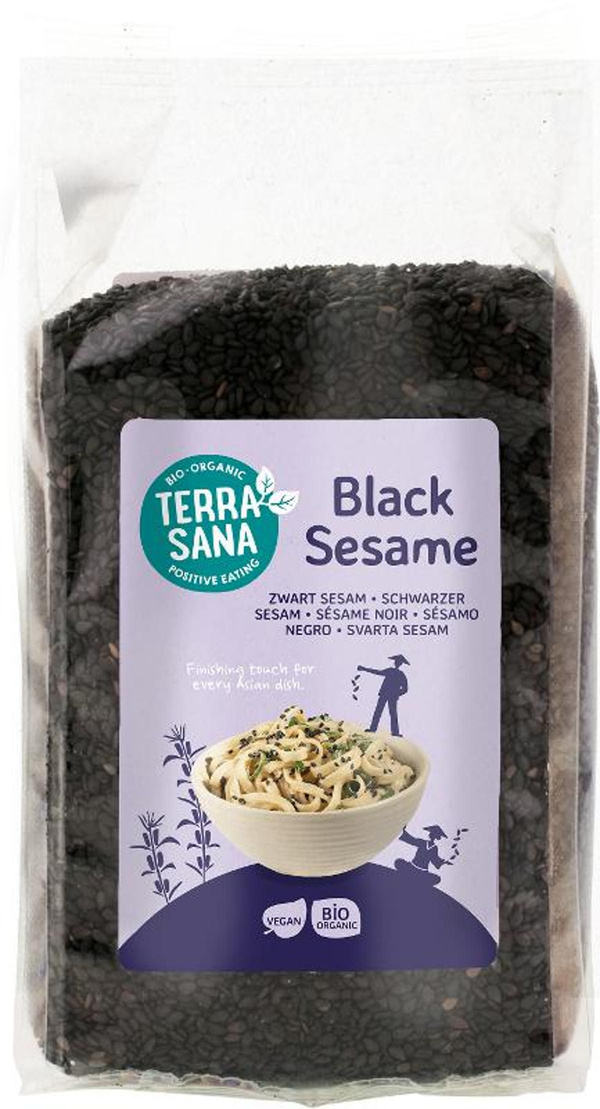 Produktfoto zu Schwarzer Sesam 175g