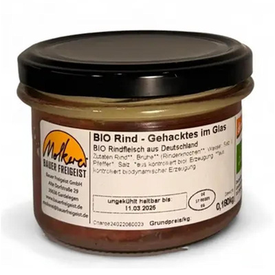 Produktfoto zu Gehacktes im Glas 150g