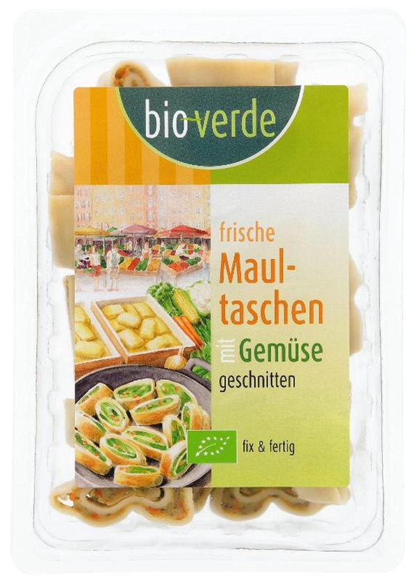 Produktfoto zu Frische Maultaschen mit Gemüsefüllung geschnitten 250g