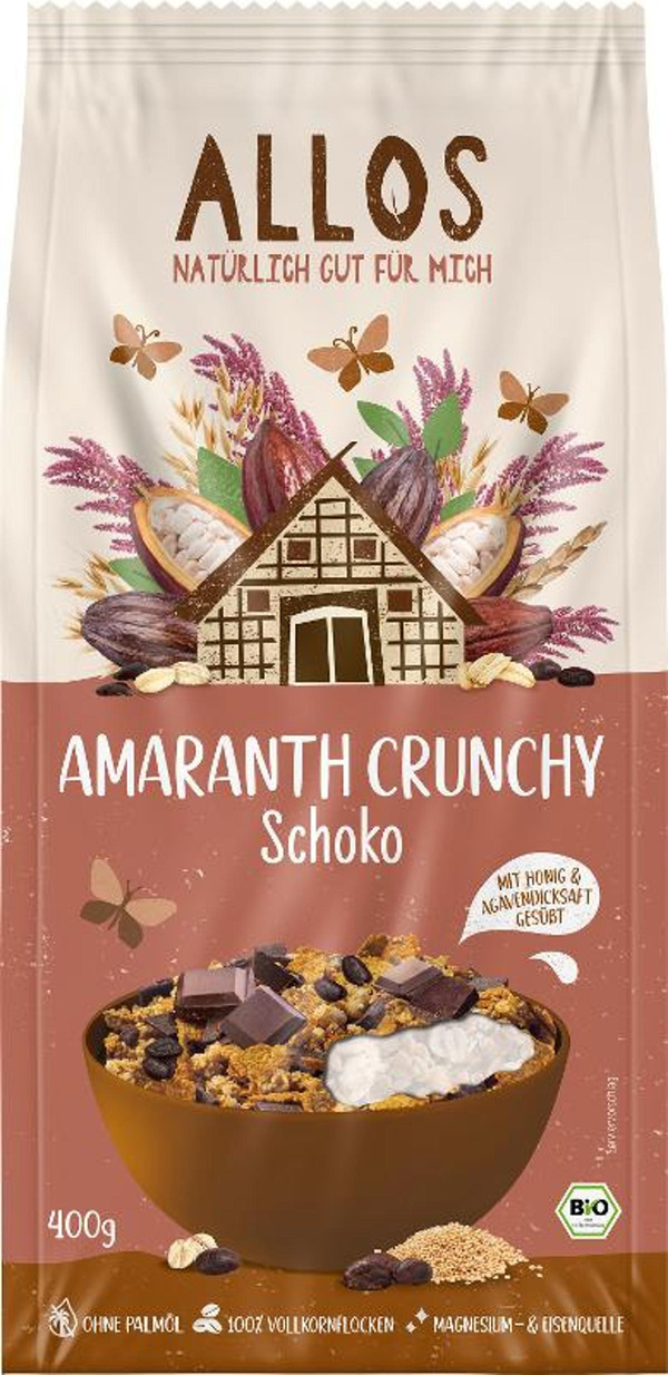 Produktfoto zu Amaranth Crunchy Schokolade 400g