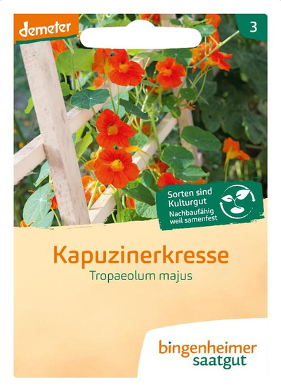 Produktfoto zu Saatgut Kapuzinerkresse (rankend)