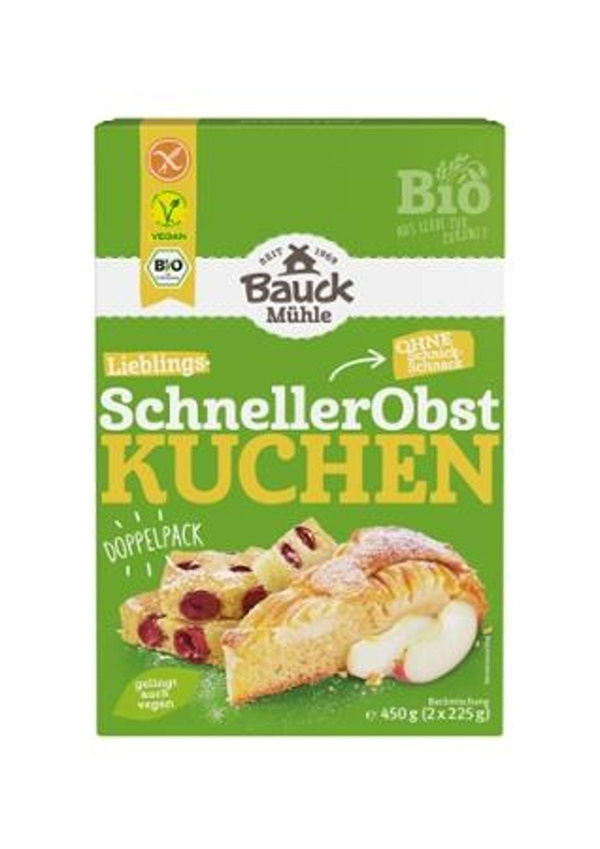 Produktfoto zu Obstkuchenteig Backmischung -glutenfrei- 400g
