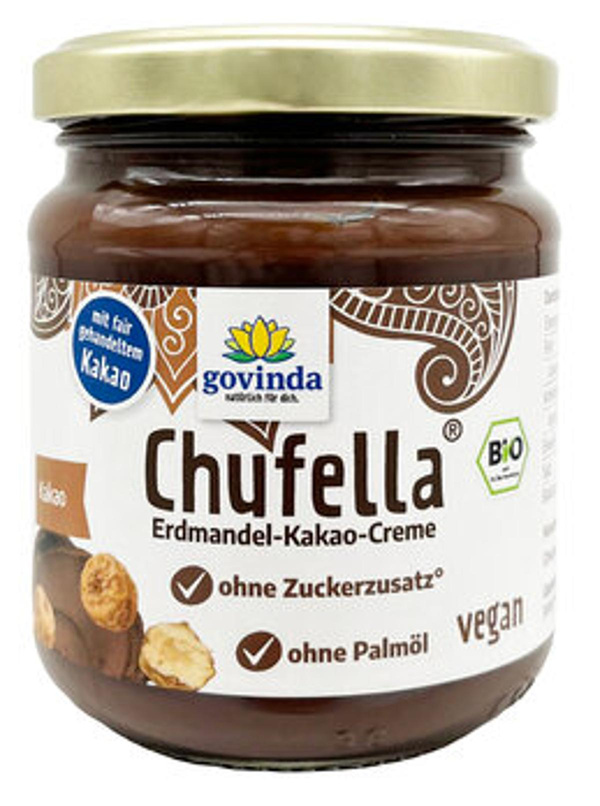 Produktfoto zu Chufella Erdmandel-Schokocreme 220g