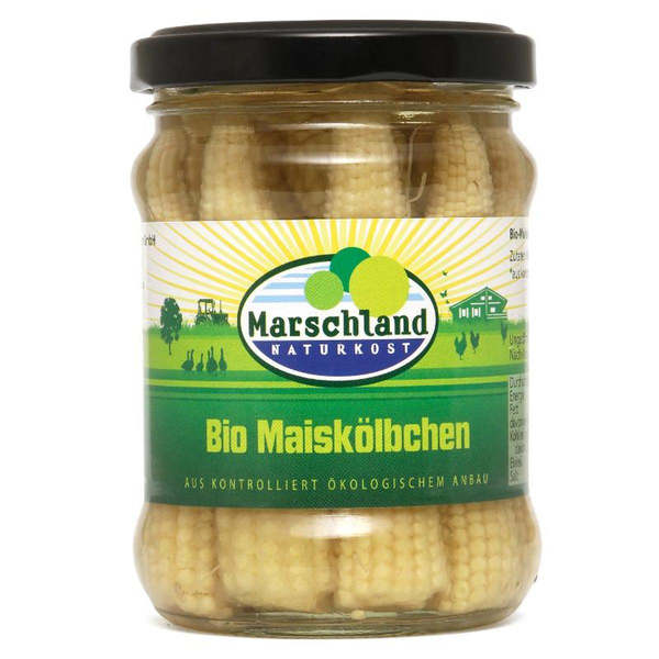Produktfoto zu Maiskölbchen Glas 240ml