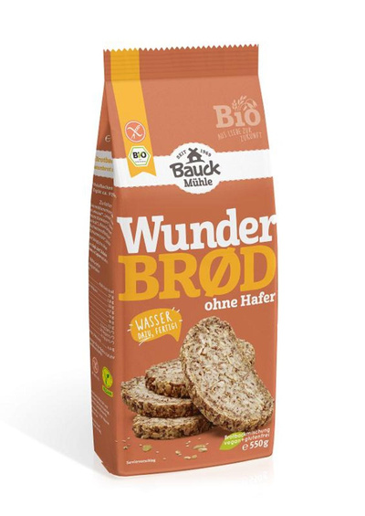 Produktfoto zu Wunderbrot ohne Hafer, Backmischung (Brot) 550g