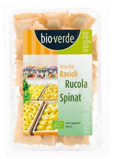 Produktfoto zu Ravioli mit Rucola-Spinat 250g