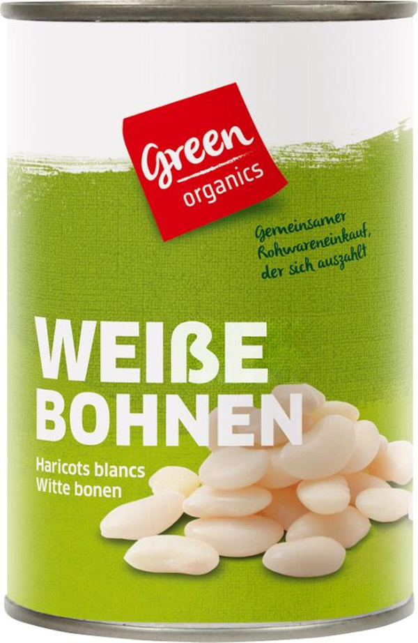 Produktfoto zu green Weiße Bohnen (Dose)