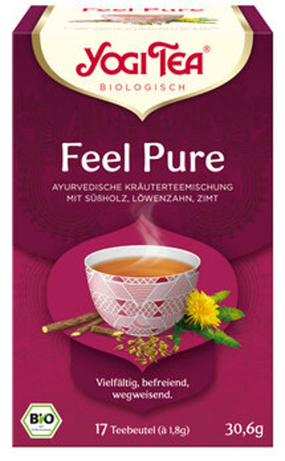 Produktfoto zu YOGI TEA Feel Pure  (Btl je 1,8 g) 30,6g
