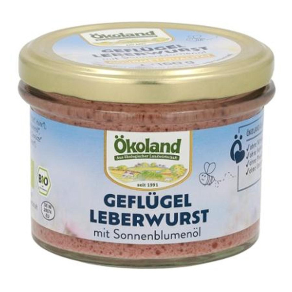 Produktfoto zu Geflügel Leberwurst Gourmet Qualität im Glas 160g