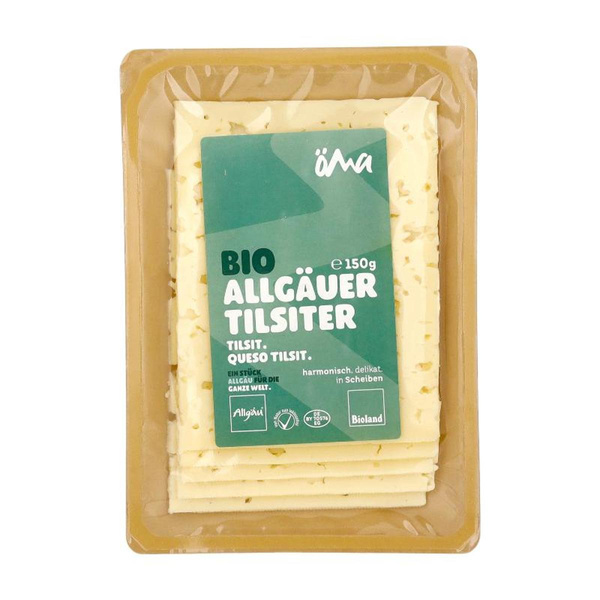 Produktfoto zu ÖMA Tilsiter, Scheiben 50%, Bioland