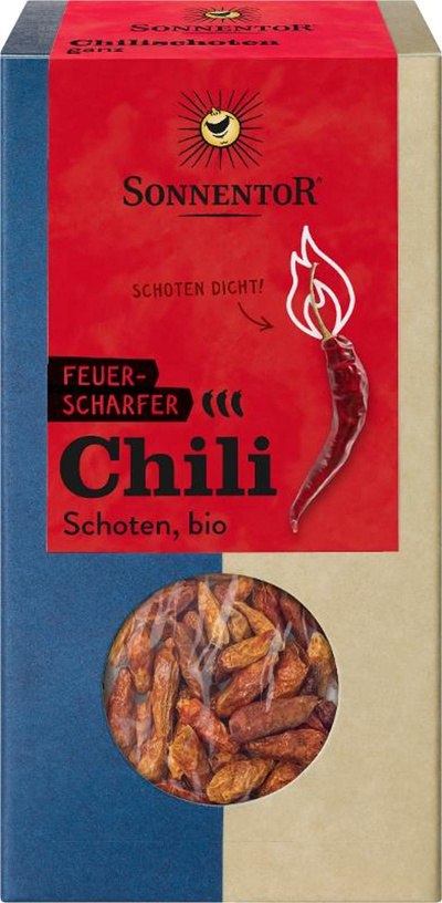 Produktfoto zu Chili ganze Schoten bio 25g