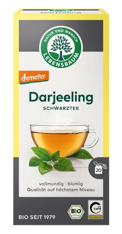 Produktfoto zu Schwarztee Darjeeling (Aufgussbeutel je 2 g) 40g