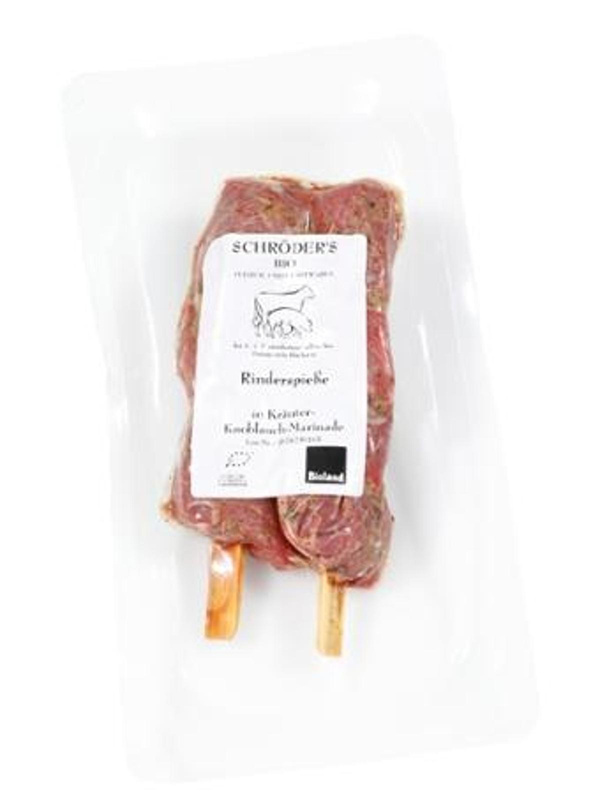 Produktfoto zu Rinderspieße Kräuter-Knoblauch ca 160g (2 St.)