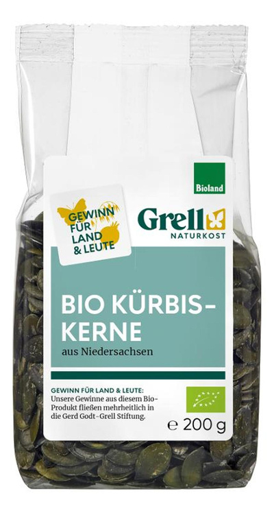 Produktfoto zu Kürbiskerne aus Niedersachsen, Bioland