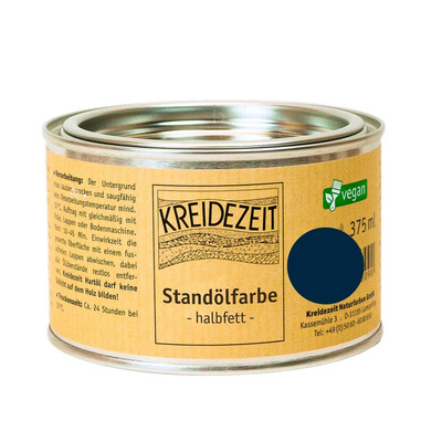 Produktfoto zu Standölfarbe halbfett 0,375l -dunkelblau-